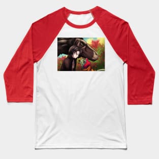 Mysterious Forest Friends Baseball T-Shirt